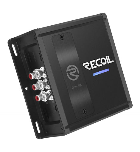DII400.4 Ultra Compact Full Range Class-D 4-Channel Car Audio Amplifier, Max 800 Watts, 2-4 Ohm Stable, Bridgeable